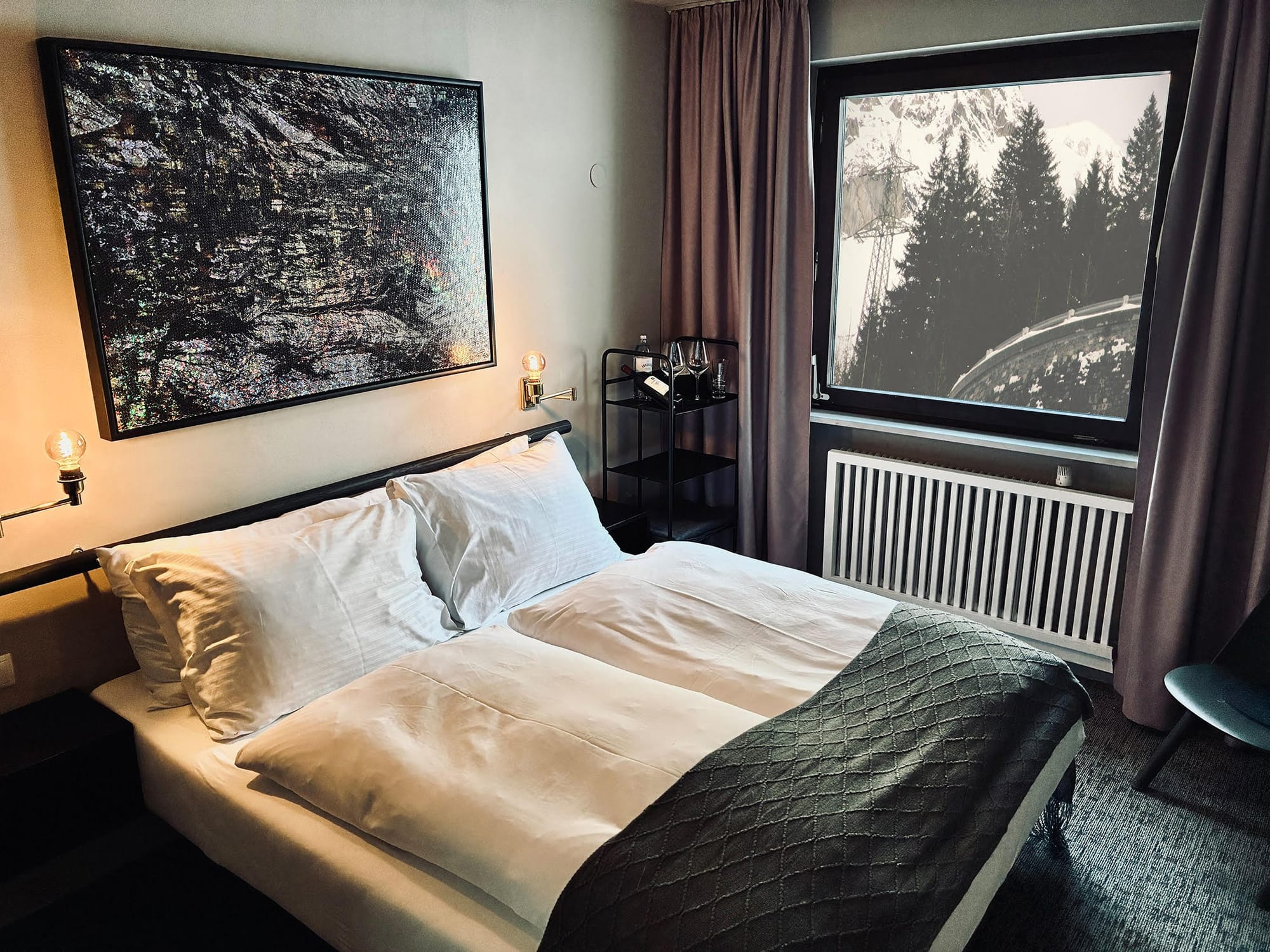 Warmes Zimmer im Arlberg Motel
